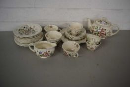 Quantity of Royal Doulton Monmouth pattern tea wares