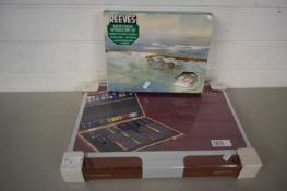 Boxed art studio set sealed together with a Reeves watercolour introductory set (2)