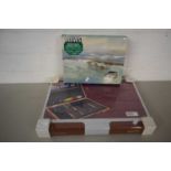 Boxed art studio set sealed together with a Reeves watercolour introductory set (2)