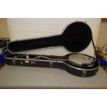 Boston banjo with case