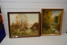 Rudledge, two studies of woodland scenes