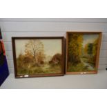 Rudledge, two studies of woodland scenes