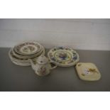 Mixed Lot: Ceramics to include a quantity of Masons Manchu plates and others