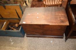 Small antique pine blanket box