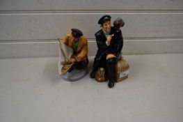 Mixed Lot: Royal Doulton figures, Sailors Holiday and Shore Leave (2)