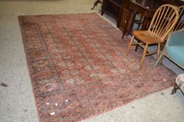 20th Century wool floor rug, 298 x 198cm