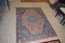 20th Century wool floor rug, 168 x 120cm