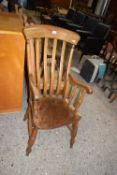 Elm seated Windsor type chair