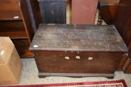 19th Century pine blanket box