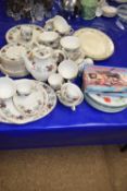 Quantity of Royal Doulton Camelot pattern tea and table wares together with other assorted items