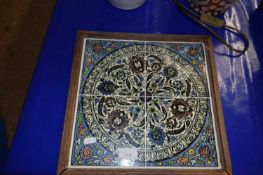 Modern Iznik tile panel