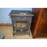 Small cast iron wood burner