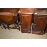 Late 19th Century mahogany single door bedside cabinet