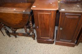 Late 19th Century mahogany single door bedside cabinet