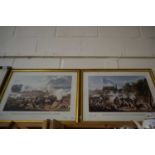 Two prints of Waterloo by Dennis Dighton