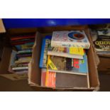 Large box of assorted books