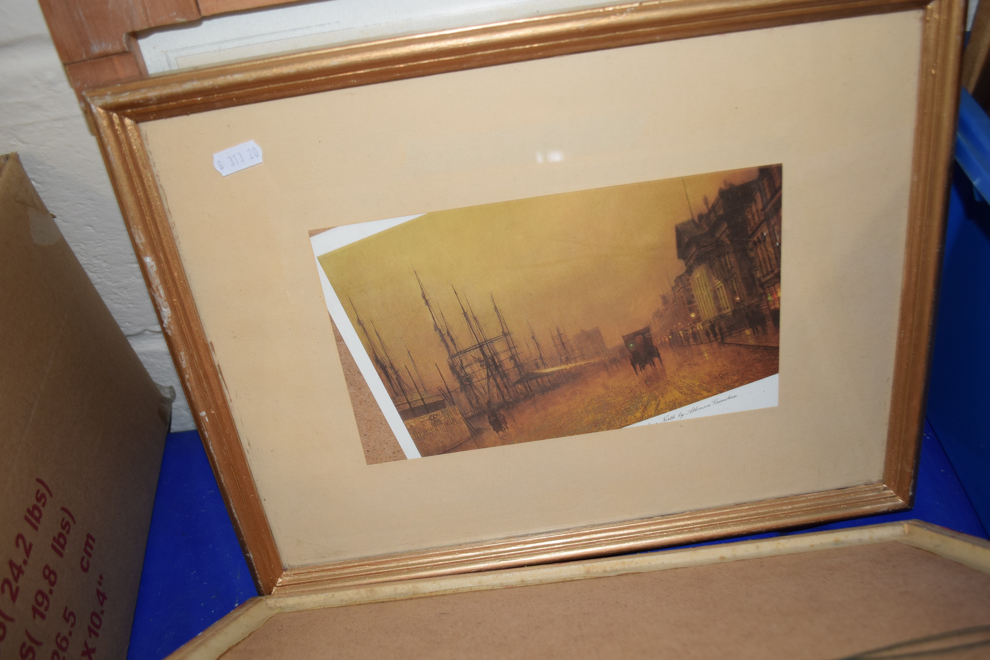 Coloured print New London Bridge together with two further prints after Atkinson Grimshaw (3) - Image 3 of 4