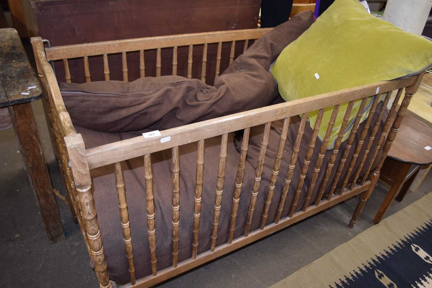 Wooden cot