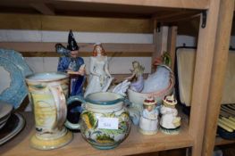 Royal Doulton The Wizard HN2877, Royal Doulton The Duchess of York HN3086 together with a quantity