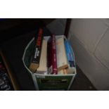 Box of assorted paperbacks and others