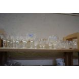 Quantity of drinking glasses to include wine glasses, liqueurs, tumblers, brandy balloons etc