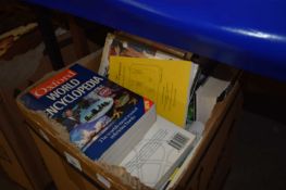 Large box of assorted reference books and others