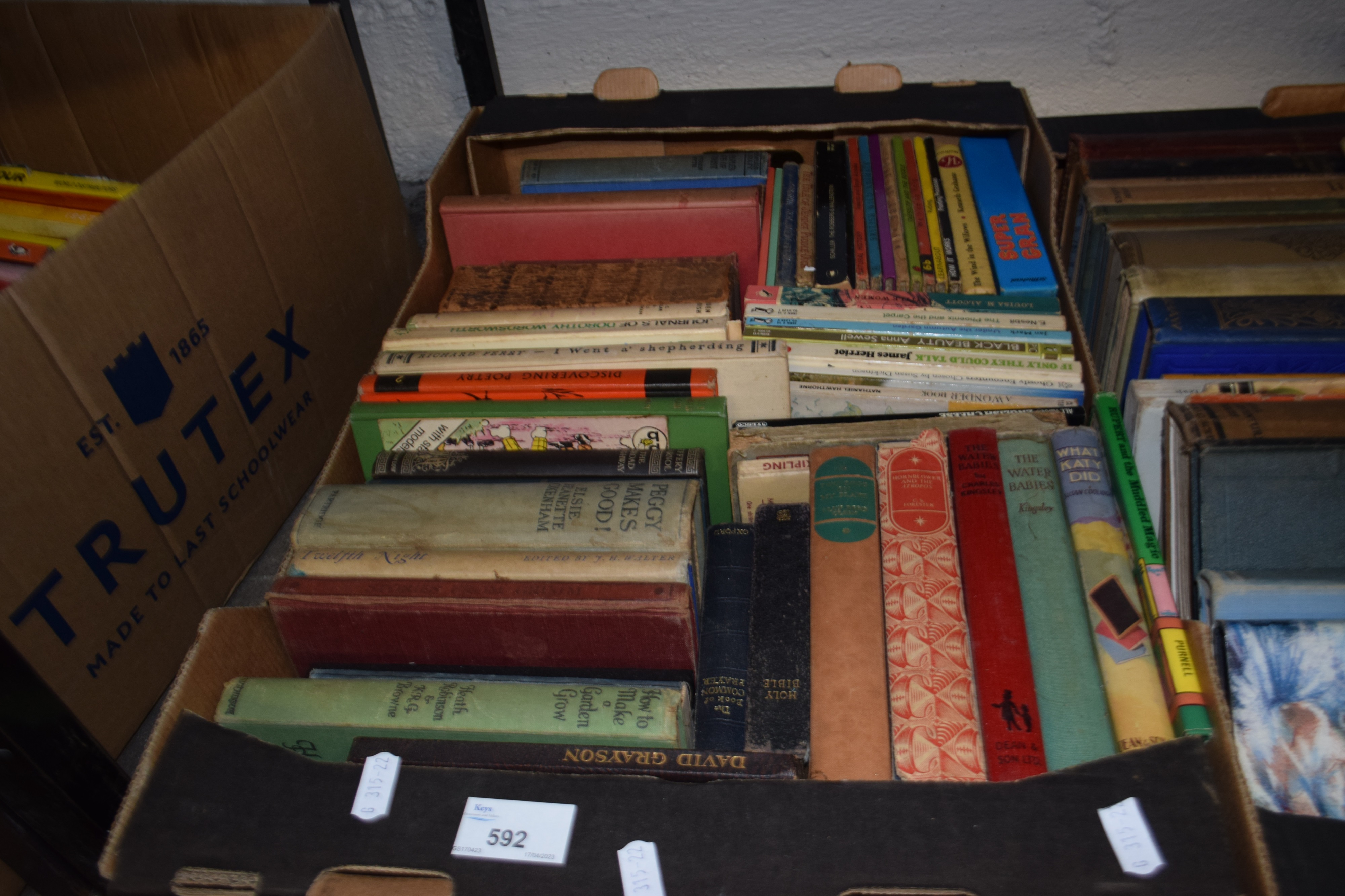 Box of assorted books inc some children's Ladybird books - Image 2 of 2