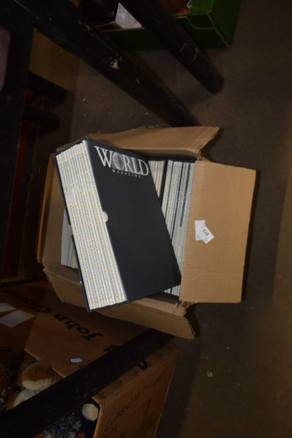 Quantity of World magazines in binders