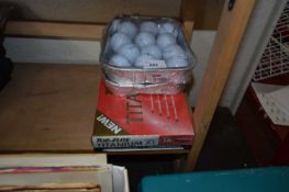Quantity of golf balls to include Top Flight Titanium XL x 18, boxed