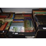 Box of assorted books