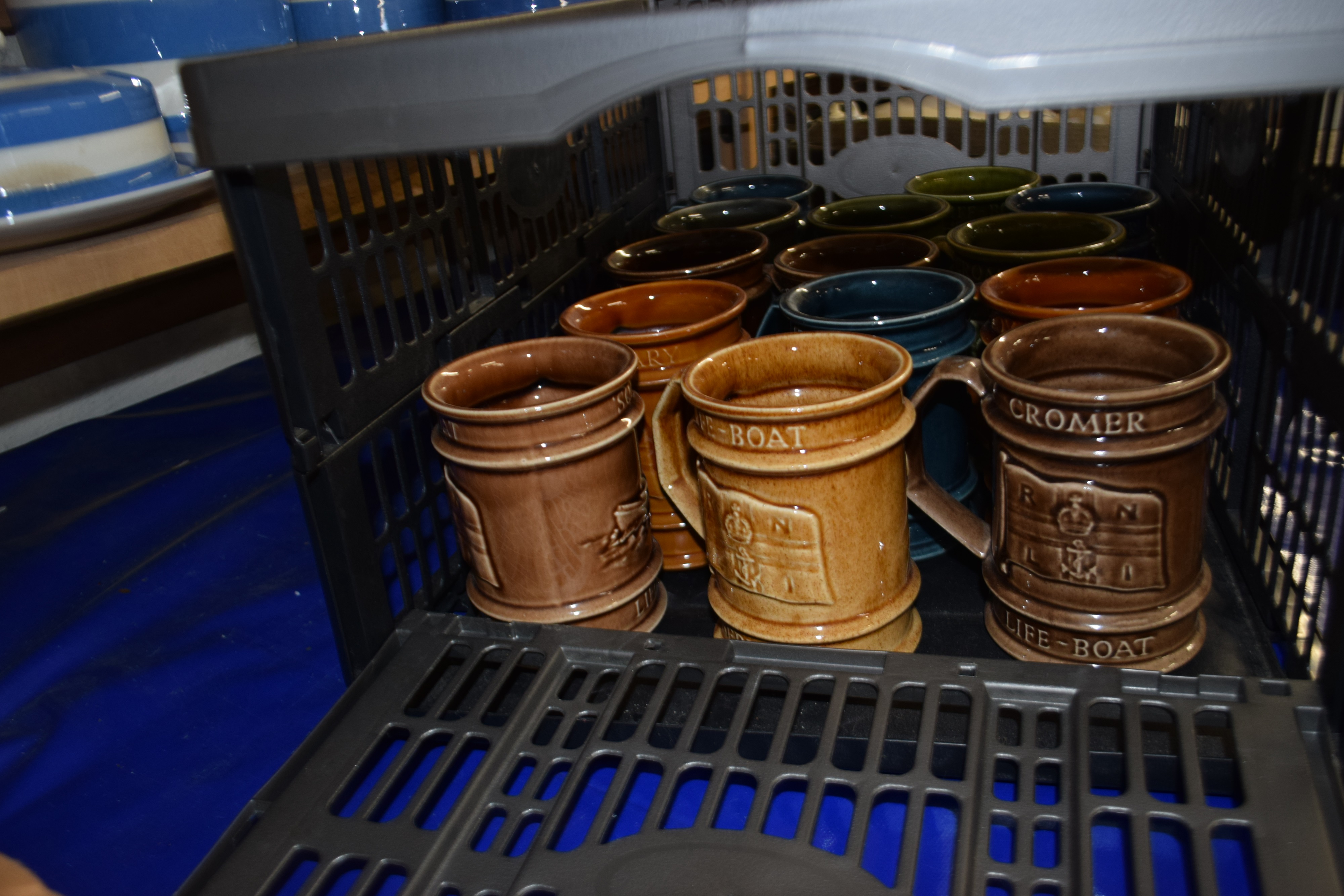 Fourteen RNLI Cromer Lifeboat pottery mugs - Image 2 of 2