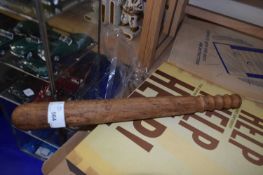 Vintage wooden truncheon