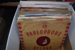 Box of assorted records