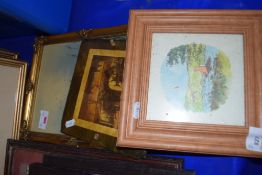 Mixed Lot: Various coloured prints, reproduction Pears Soap advertising picture etc