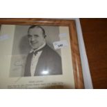 Stan Laurel framed photograph