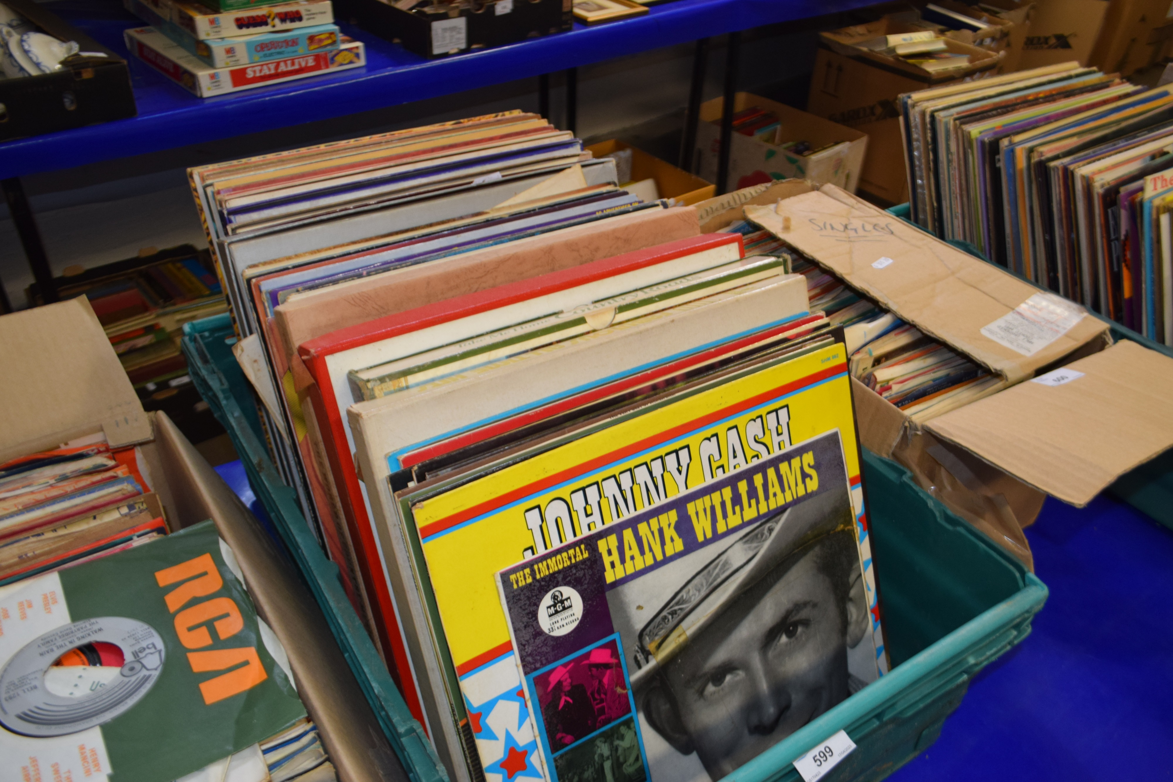 Box of assorted LP's to inc Country music and others - Image 2 of 2