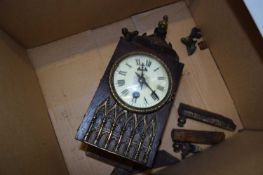 Reproduction gothic style mantel clock (a/f)