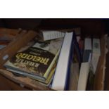 Large box of assorted books inc hardback ref and others