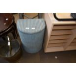 Lloyd Loom style laundry bin