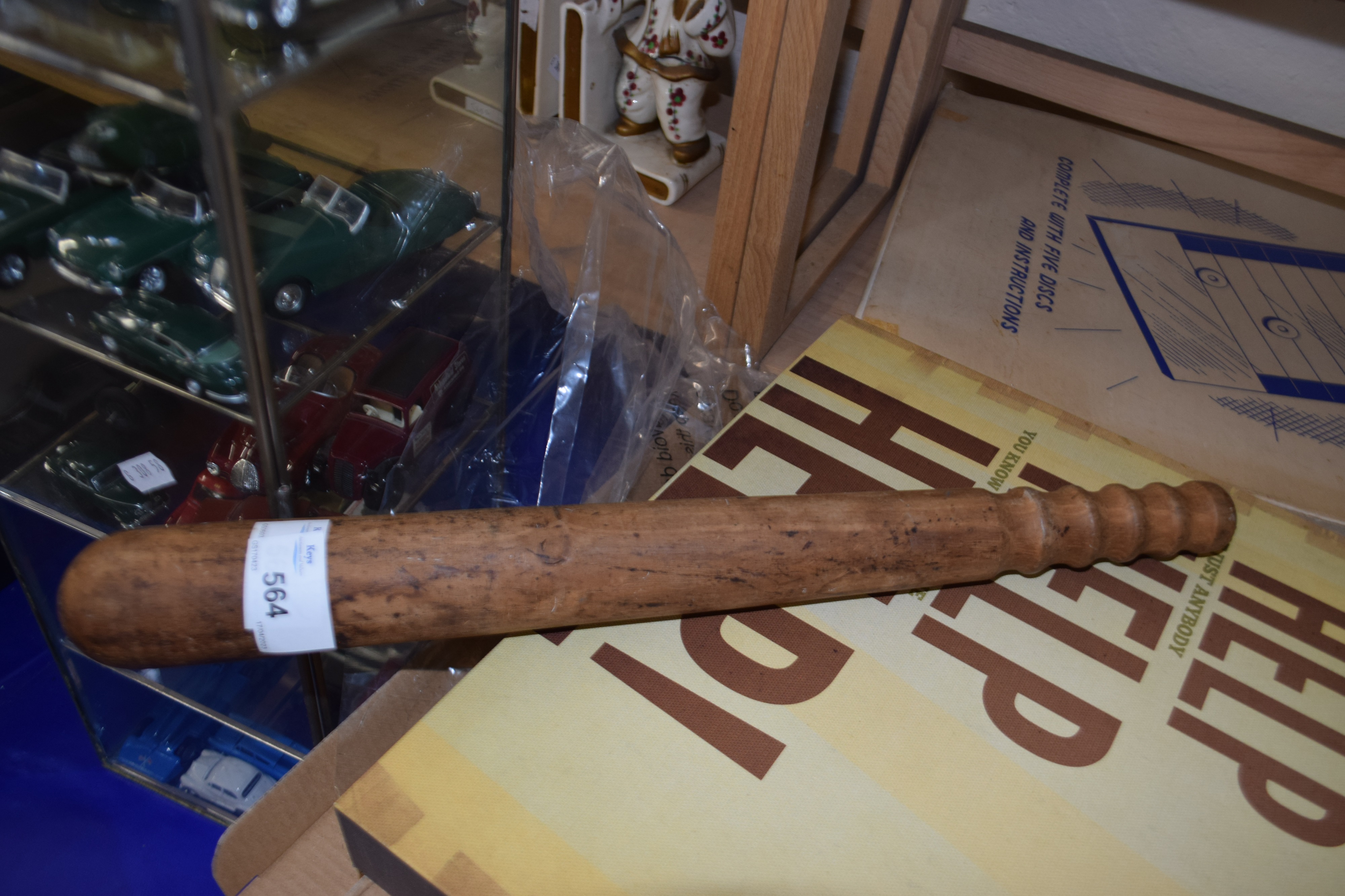 Vintage wooden truncheon - Image 2 of 2