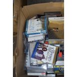 Box of various CD's, cassettes etc