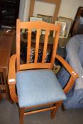 Modern pine framed kitchen chair