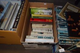 Box of assorted books mainly birds