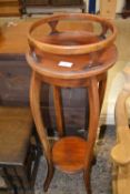 Early 20th Century two tier plant stand, 104cm high