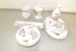 Quantity of Wedgwood Kutani crane pattern ceramics and other items