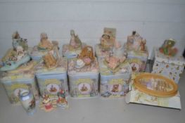 Collection of Border Fine Arts Beatrix Potter figures in original tins together with a further