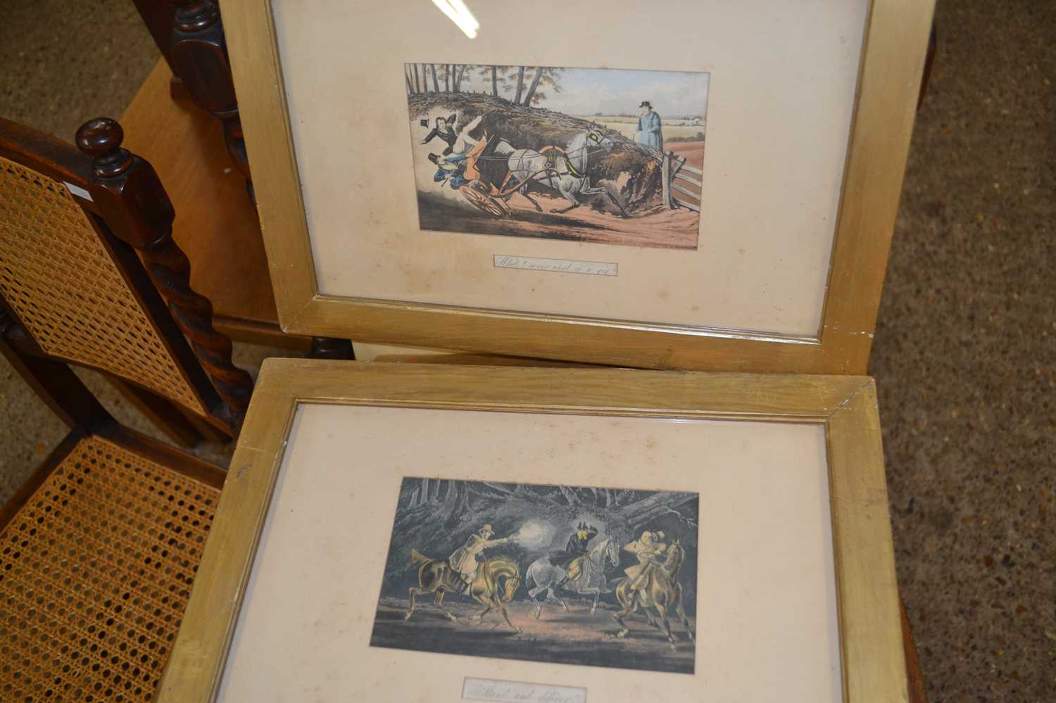 After Henry Alken and T J Rawlins, group of various coloured etchings, hunting and coaching scenes - Image 2 of 5