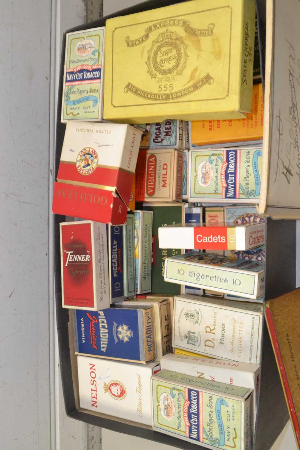 Shoe box of various boxes of cigarette cards - Image 2 of 2