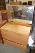 Retro three drawer dressing chest