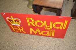 Royal Mail painted plywood sign, 120cm wide